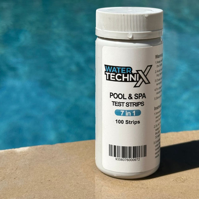 Water TechniX Test Strips 7 Way - 7 in 1 Pool Test Kit