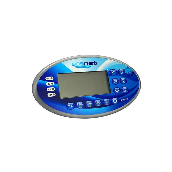 SpaNET Spa Controller Touchpad & Overlay - SV3 Low Profile Gel Filled-Mr Pool Man